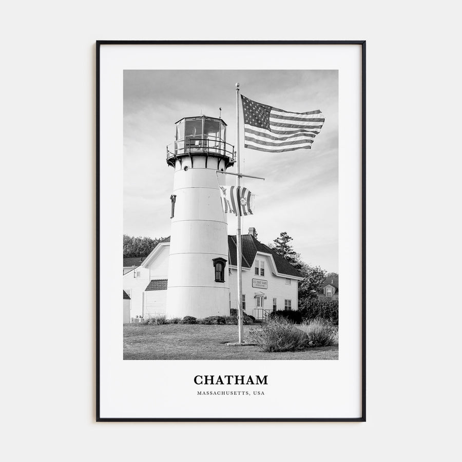 Chatham Portrait B&W Poster