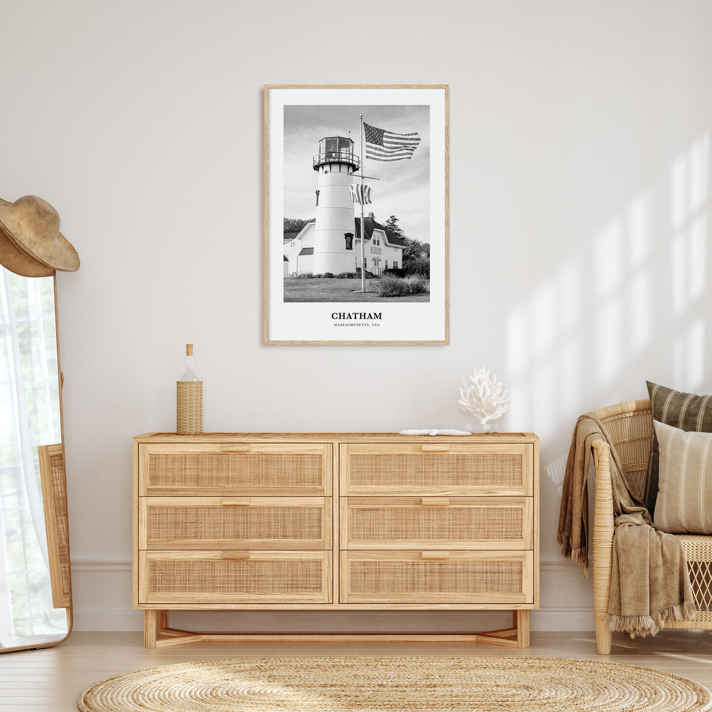 Chatham Portrait B&W Poster