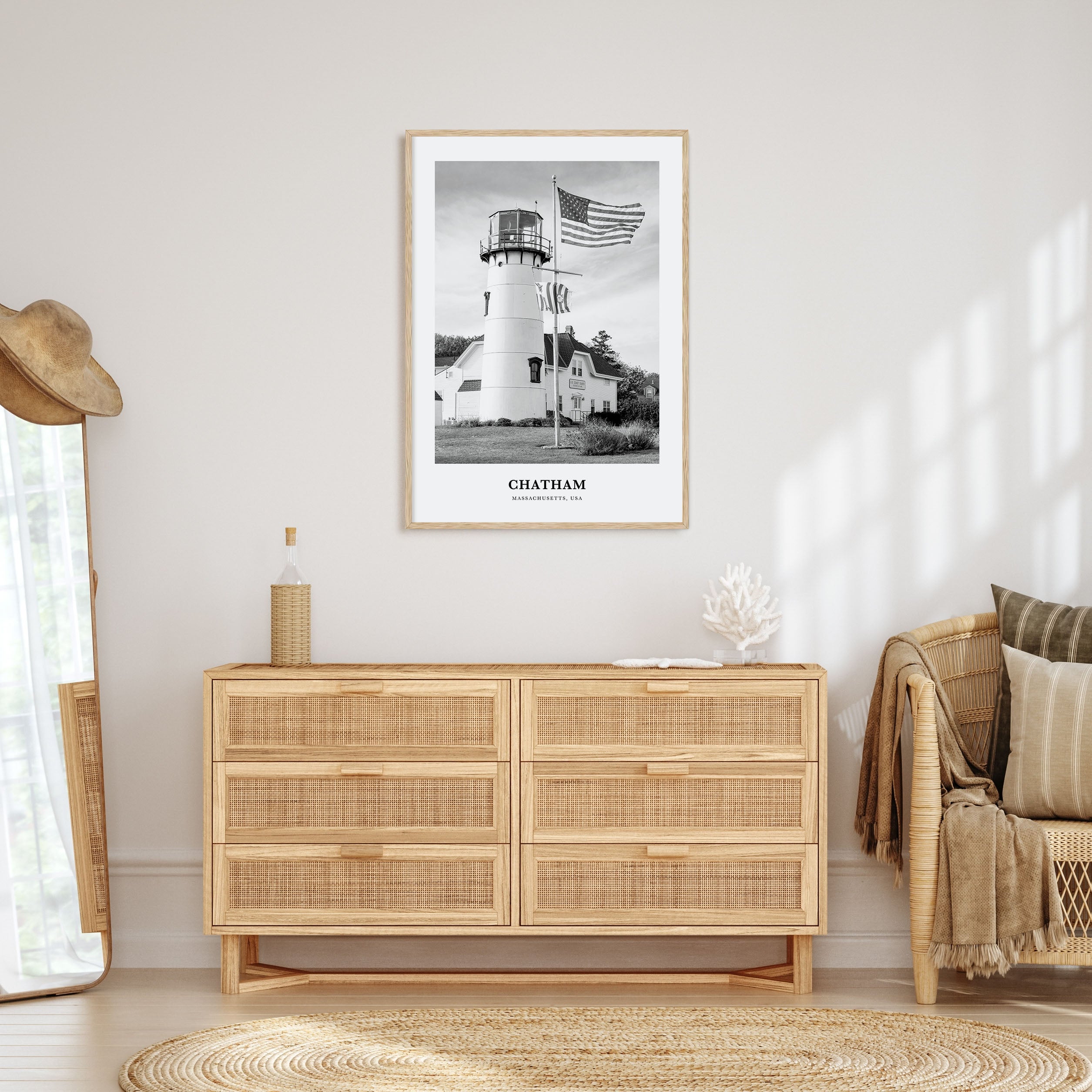 Chatham Portrait B&W Poster