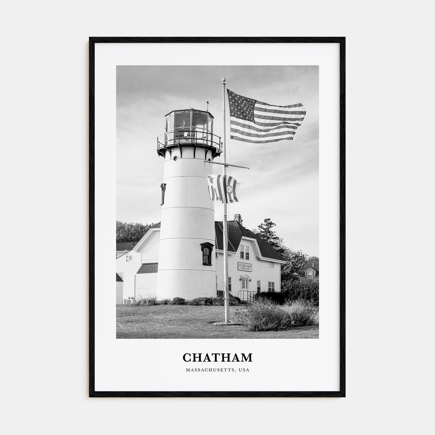 Chatham Portrait B&W Poster