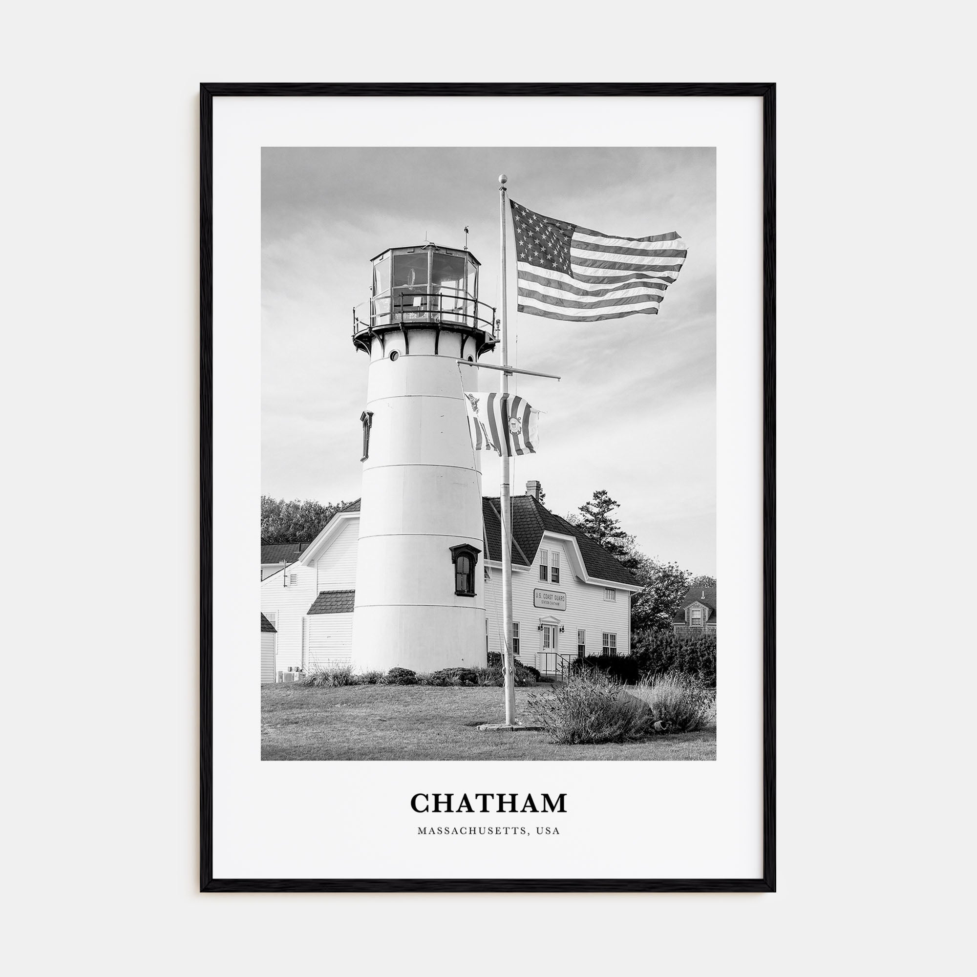 Chatham Portrait B&W Poster
