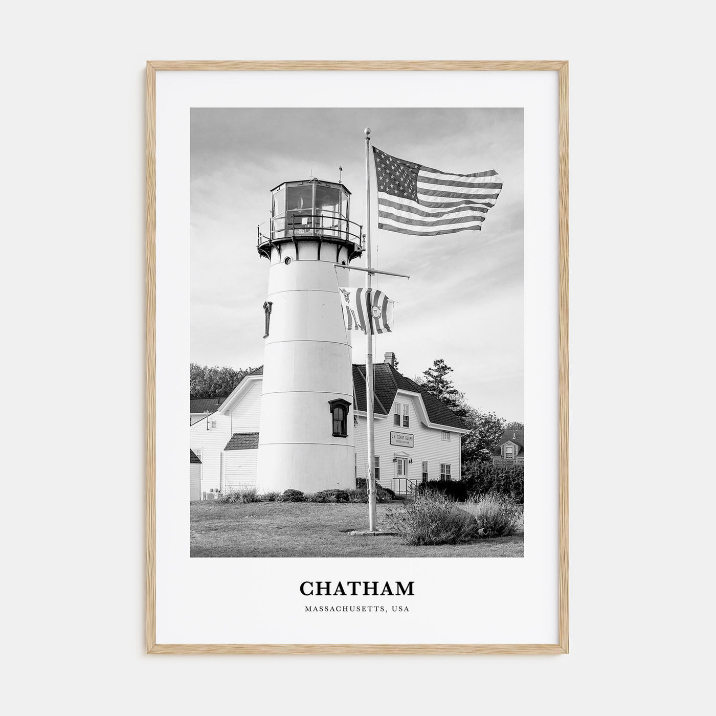 Chatham Portrait B&W Poster