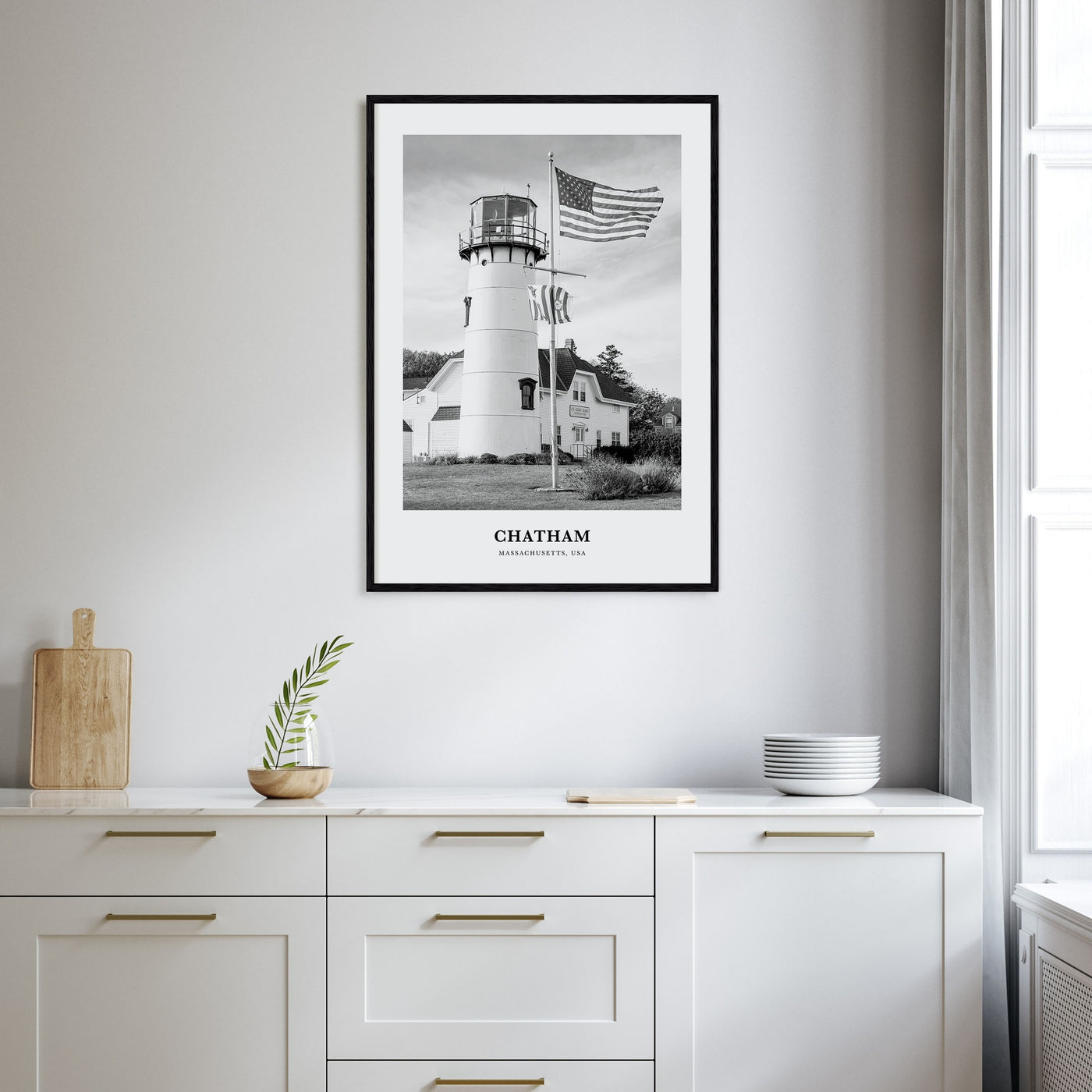 Chatham Portrait B&W Poster