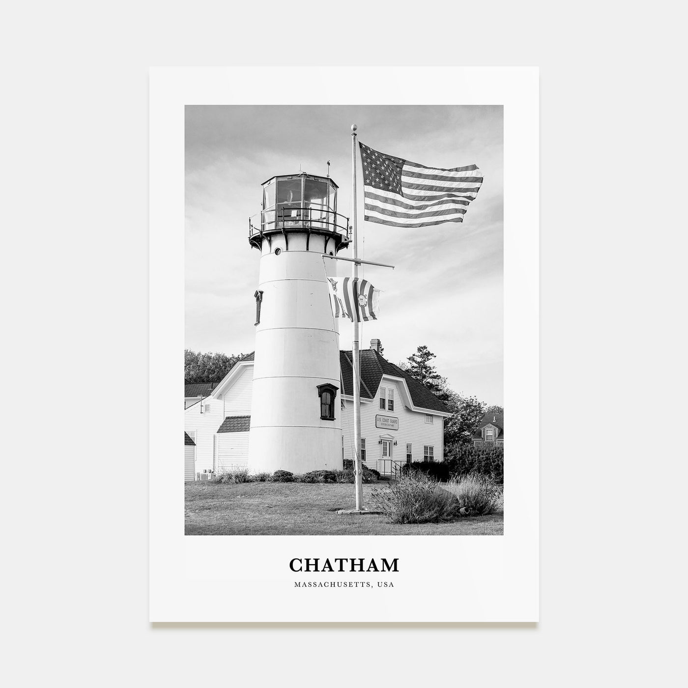 Chatham Portrait B&W Poster