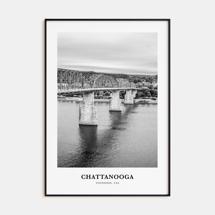 Chattanooga Portrait B&W No 1 Poster