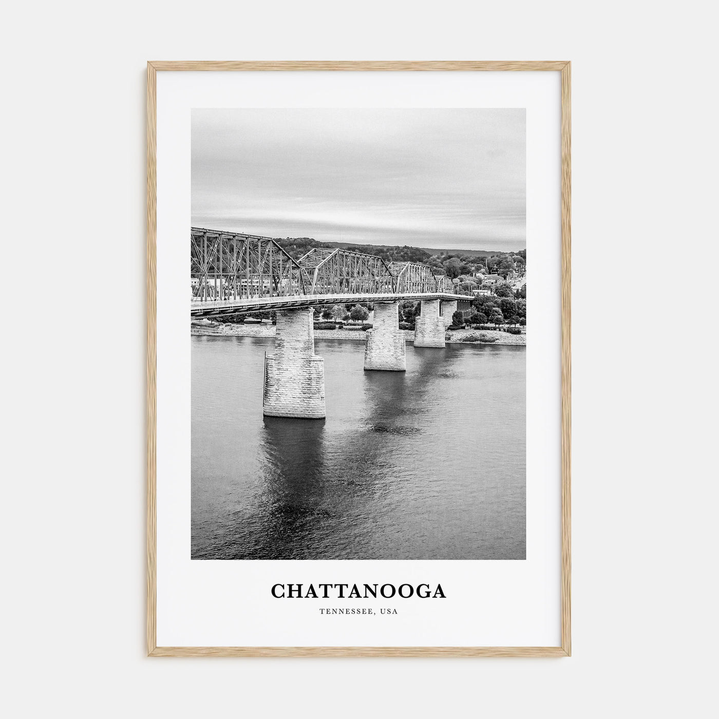 Chattanooga Portrait B&W No 1 Poster