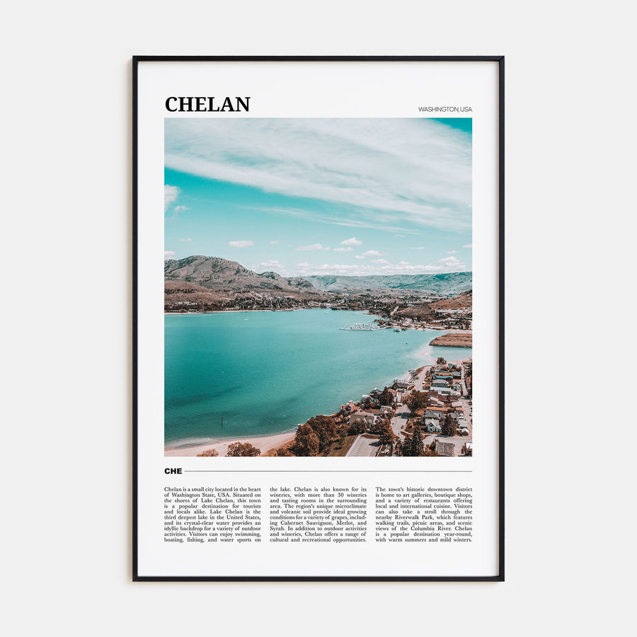 Chelan Travel Color Poster