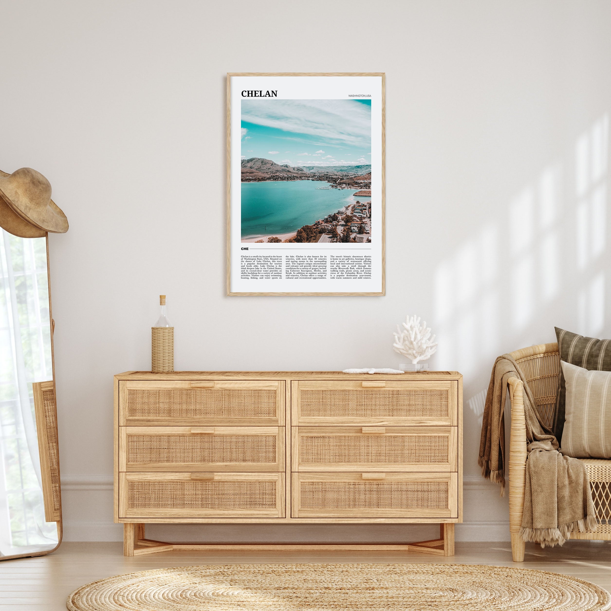Chelan Travel Color Poster