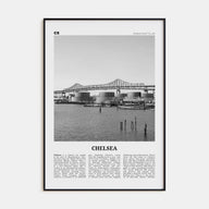 Chelsea, Massachusetts Travel B&W Poster