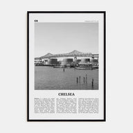 Chelsea, Massachusetts Travel B&W Poster