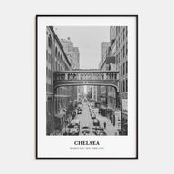 Chelsea, New York Portrait B&W Poster