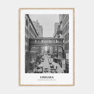 Chelsea, New York Portrait B&W Poster