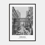 Chelsea, New York Portrait B&W Poster