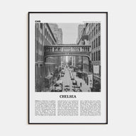 Chelsea, New York Travel B&W Poster