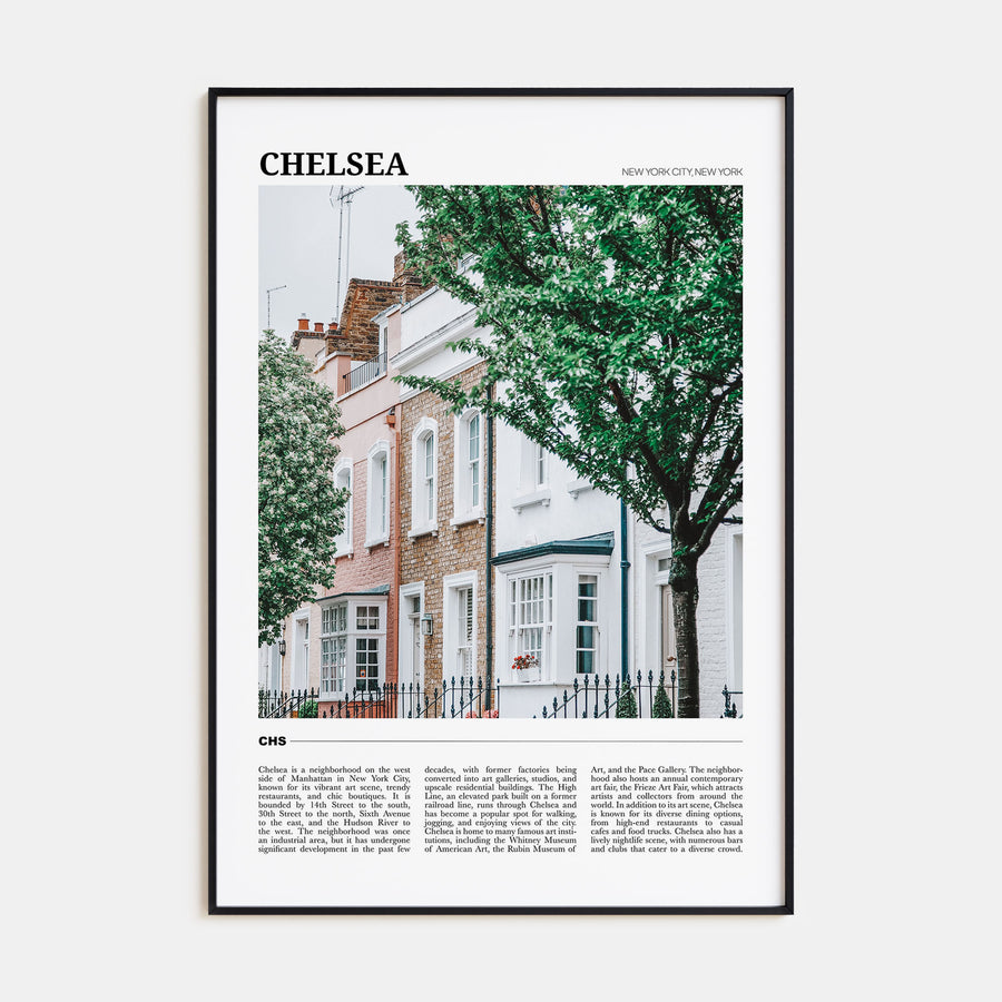 Chelsea, New York Travel Color Poster
