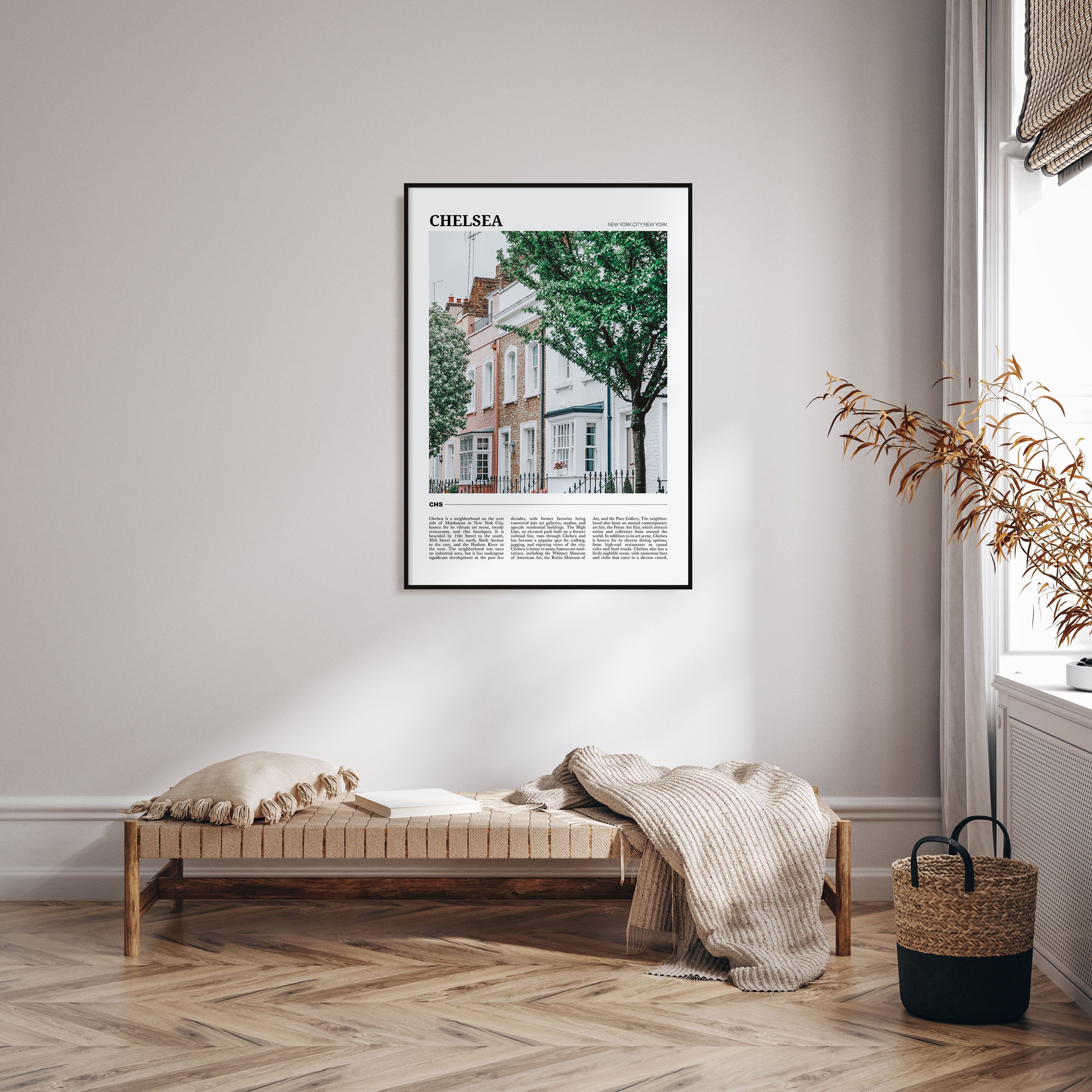 Chelsea, New York Travel Color Poster