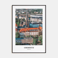 Chemnitz Portrait Color Poster