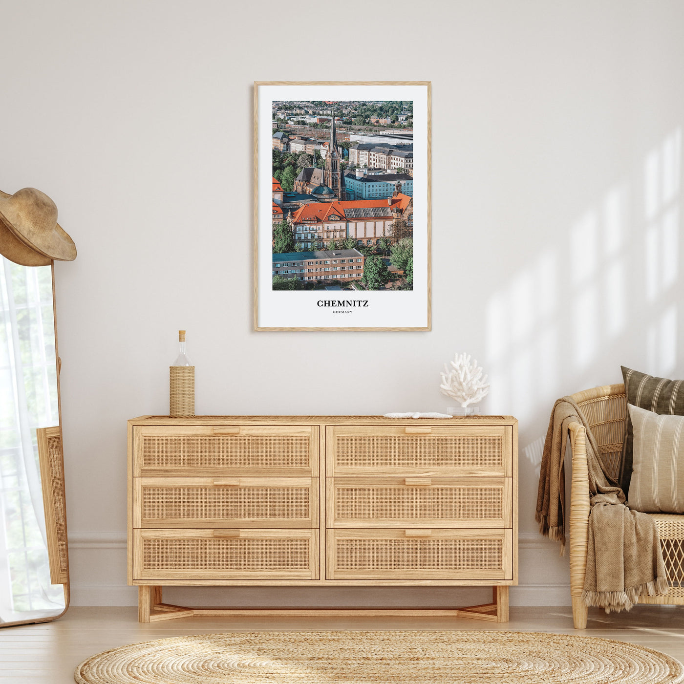 Chemnitz Portrait Color Poster