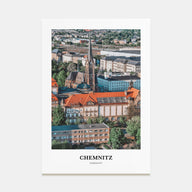 Chemnitz Portrait Color Poster