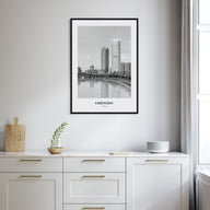 Chengdu Portrait B&W Poster