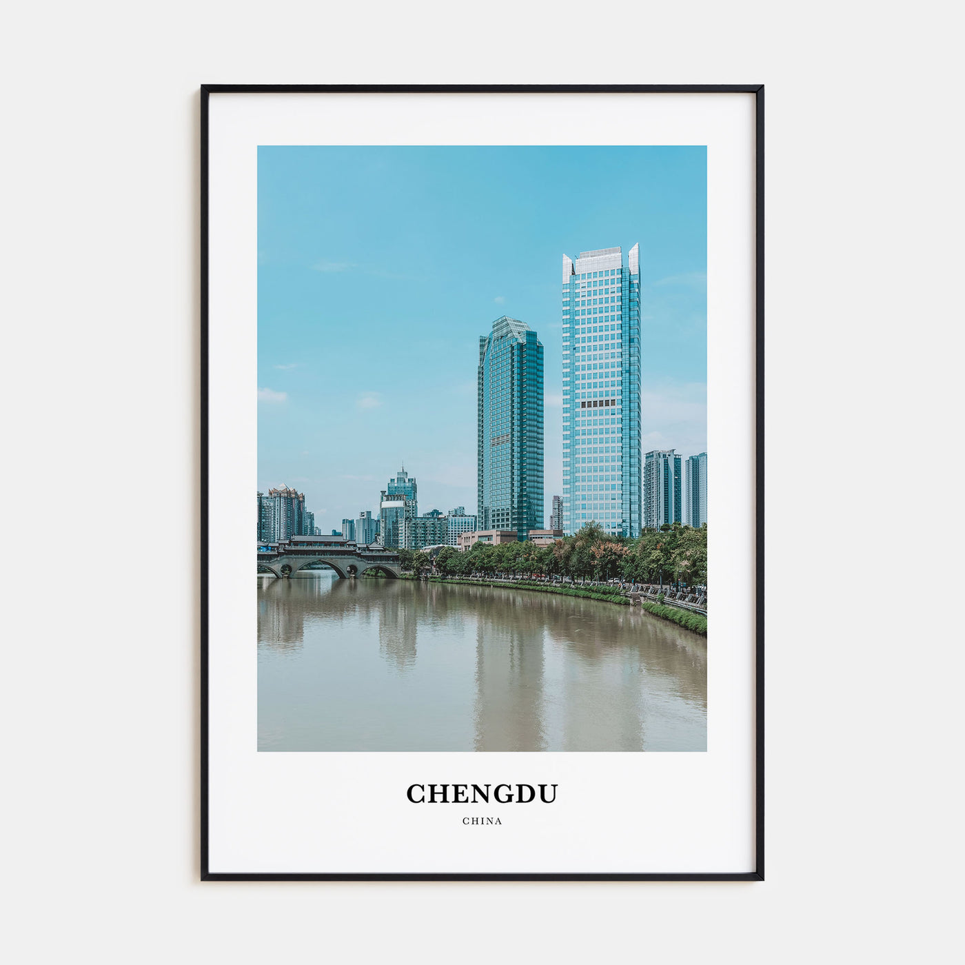 Chengdu Portrait Color No 1 Poster