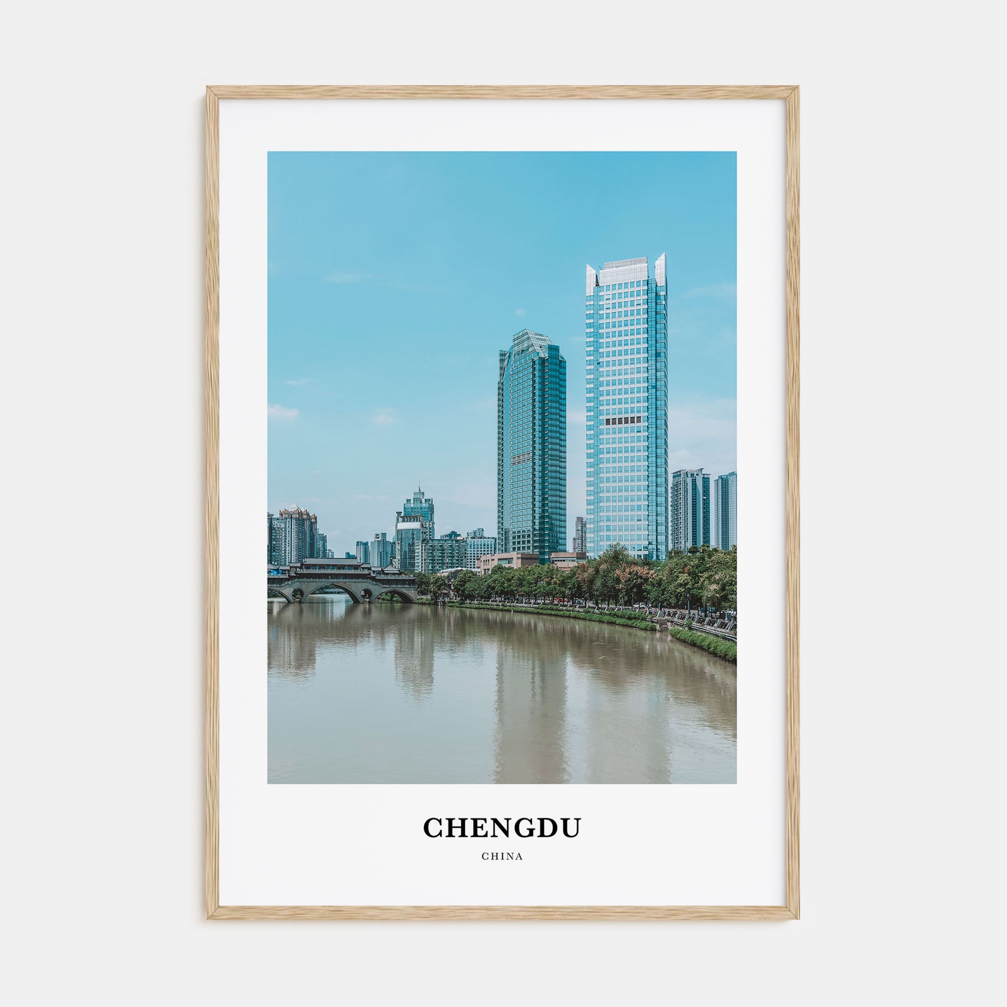 Chengdu Portrait Color No 1 Poster