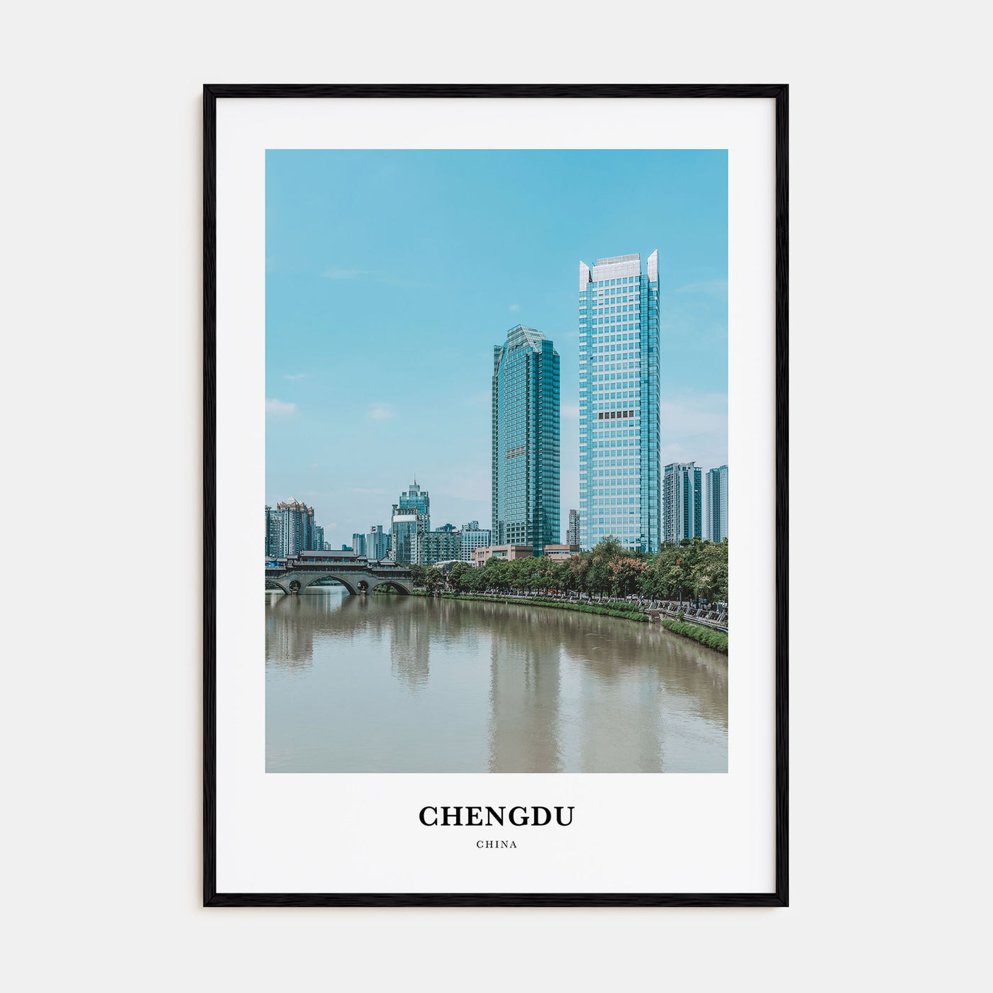 Chengdu Portrait Color No 1 Poster