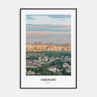 Chengdu Portrait Color No 2 Poster