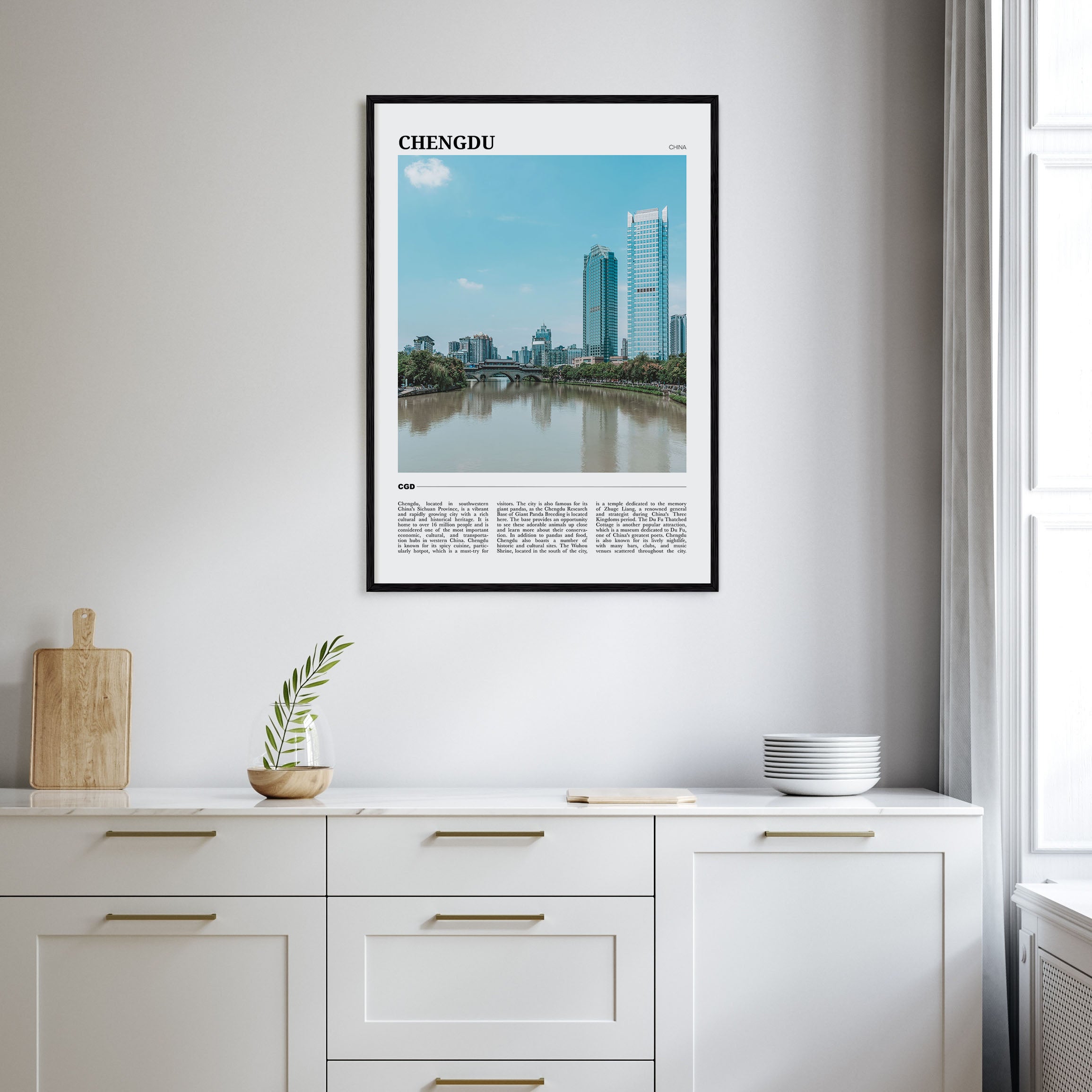 Chengdu Travel Color No 1 Poster