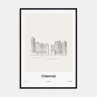 Chennai Drawn Poster