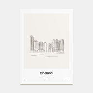 Chennai Drawn Poster
