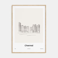 Chennai Drawn Poster