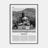 Cheonan Travel B&W Poster