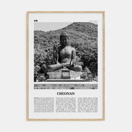 Cheonan Travel B&W Poster