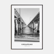 Chesapeake Portrait B&W Poster