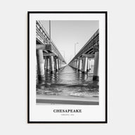 Chesapeake Portrait B&W Poster