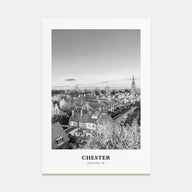 Chester Portrait B&W No 1 Poster