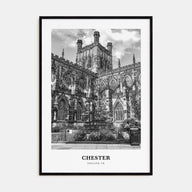 Chester Portrait B&W No 2 Poster