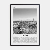 Chester Travel B&W No 2 Poster