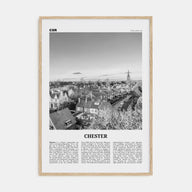 Chester Travel B&W No 2 Poster