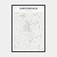 Chesterfield Map Portrait Poster