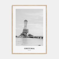 Chetumal Portrait B&W Poster