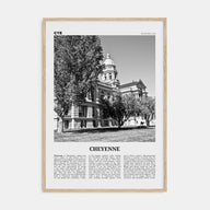 Cheyenne Travel B&W Poster