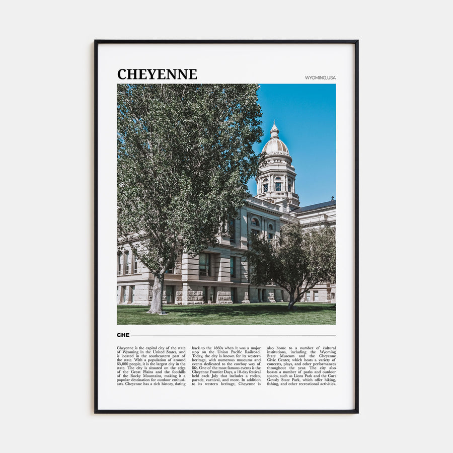 Cheyenne Travel Color Poster