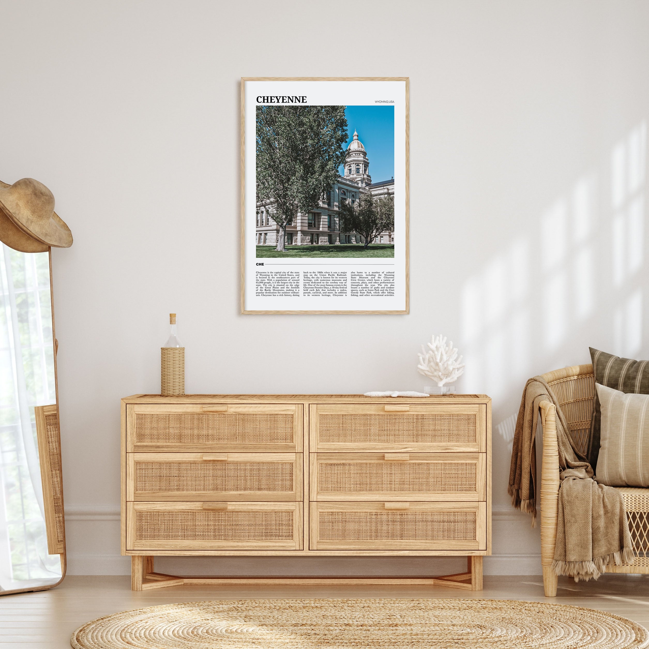 Cheyenne Travel Color Poster