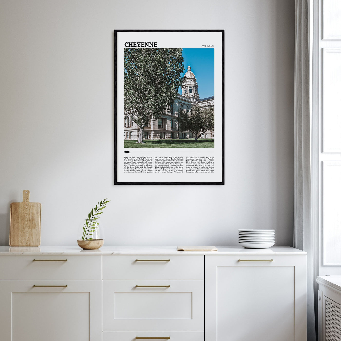 Cheyenne Travel Color Poster