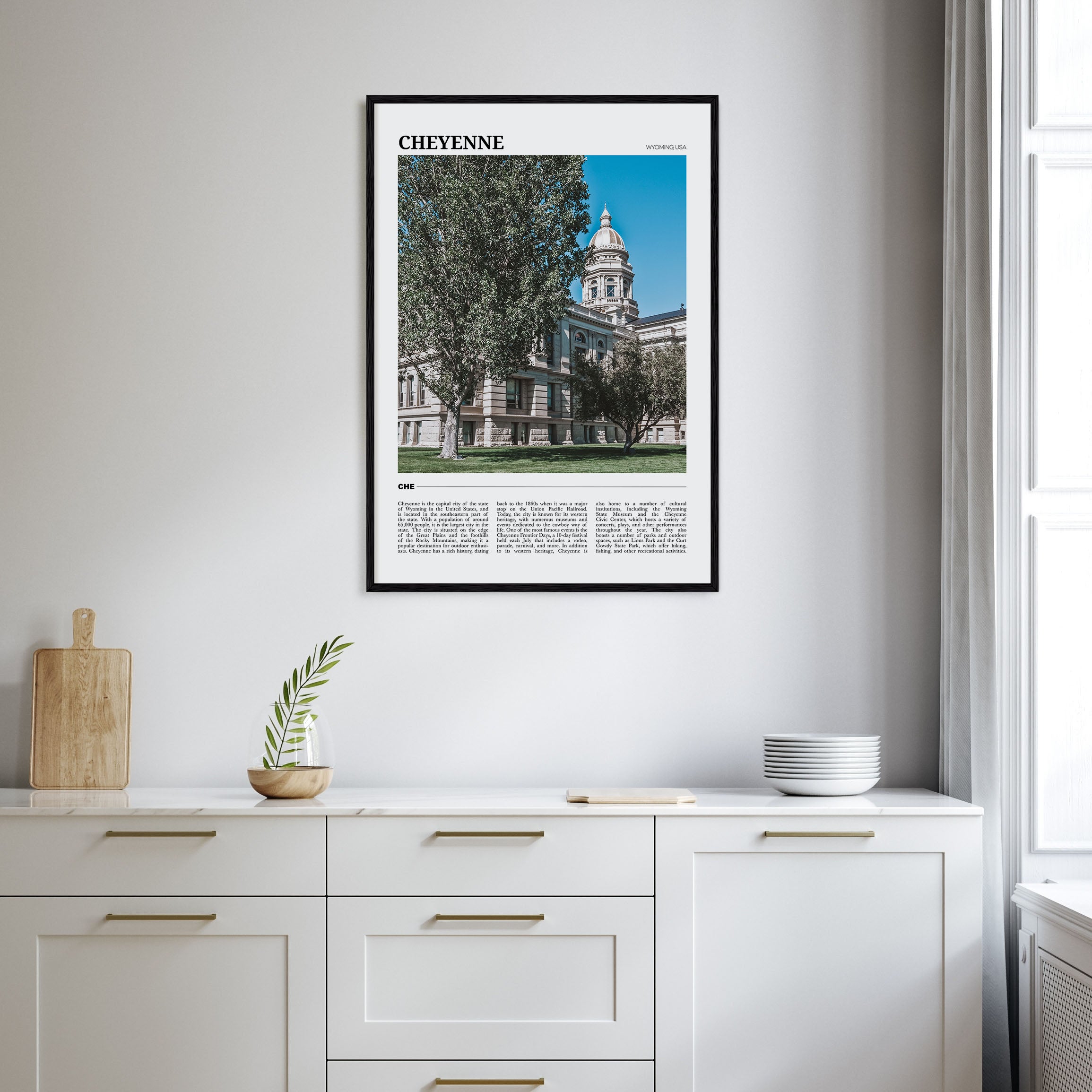 Cheyenne Travel Color Poster