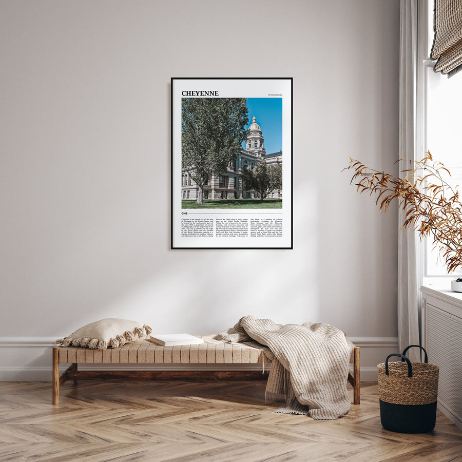 Cheyenne Travel Color Poster