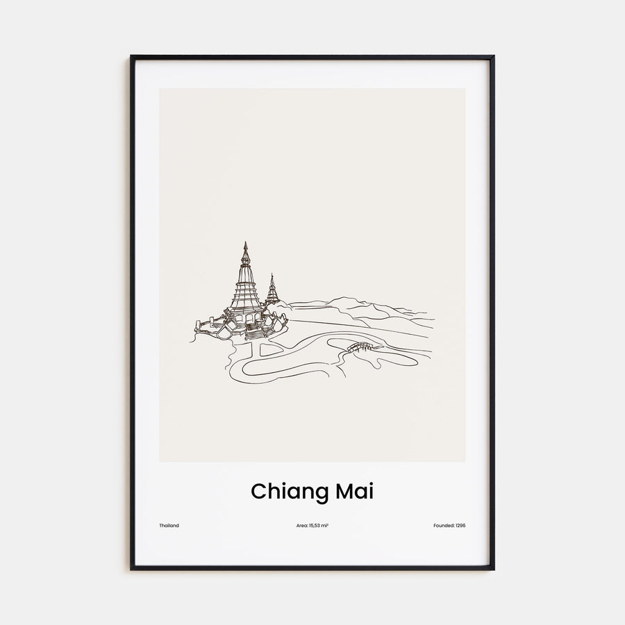 Chiang Mai Drawn Poster