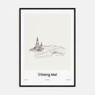 Chiang Mai Drawn Poster